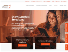 Tablet Screenshot of hometelecom.co.uk